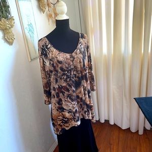 🤎STUNNING COLORS BLOUSE VERY CHICK